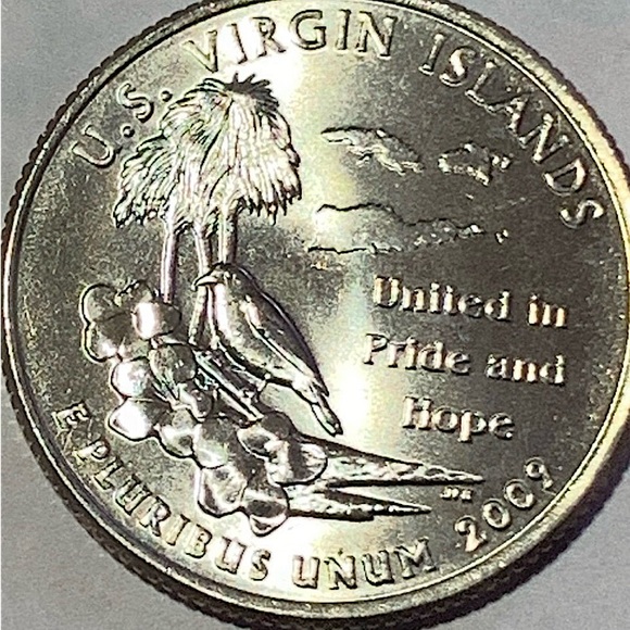 Uncirculated 2009 US Virgin Isalnd Quarters From Denver And Philidelpha Mint - Picture 4 of 4